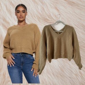 FASHION NOVA Brown Sweater